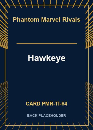 Hawkeye back card image
