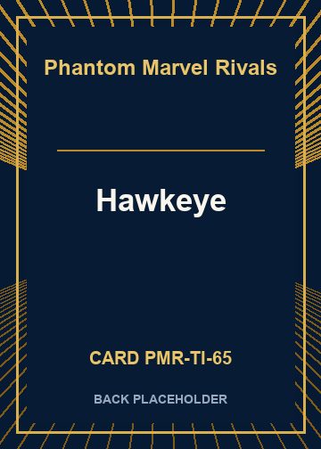 Hawkeye back card image