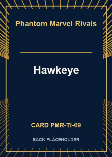 Hawkeye back card image