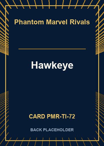 Hawkeye back card image