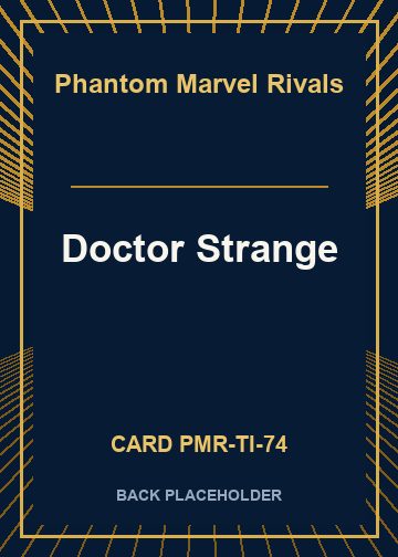 Doctor Strange back card image