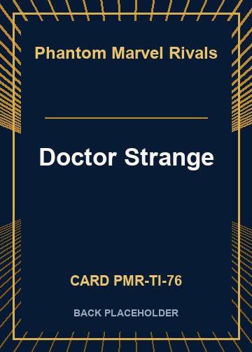 Doctor Strange back card image