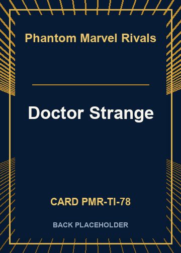 Doctor Strange back card image
