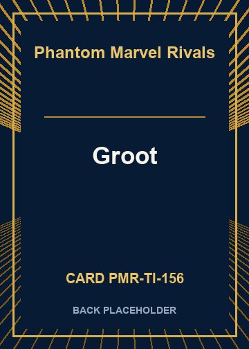 Groot back card image