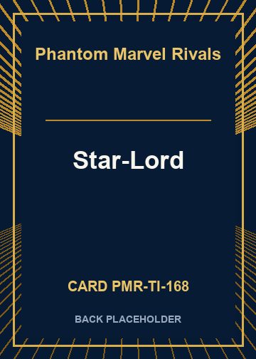 Star-Lord back card image