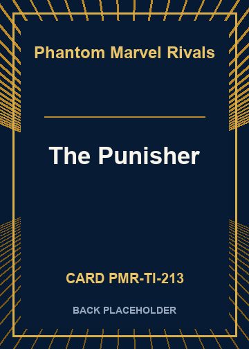 The Punisher back card image