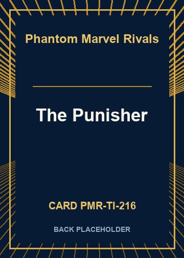 The Punisher back card image