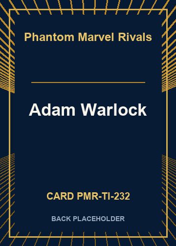 Adam Warlock back card image