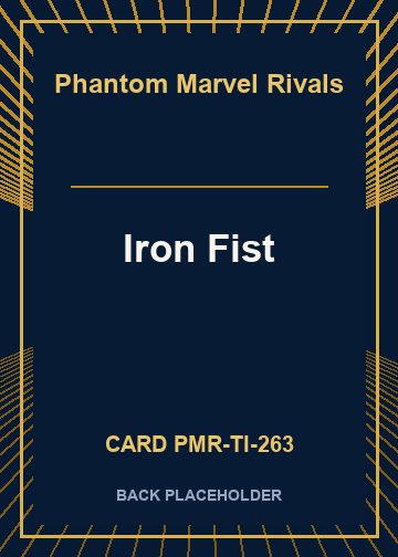 Iron Fist back card image