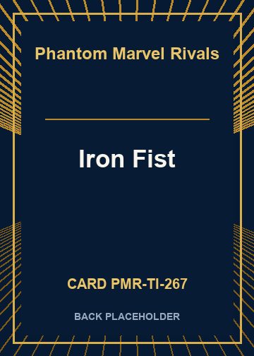 Iron Fist back card image
