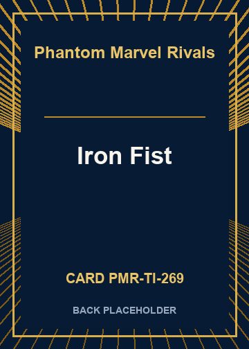 Iron Fist back card image