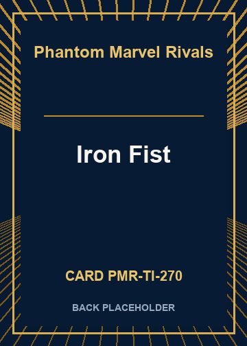 Iron Fist back card image