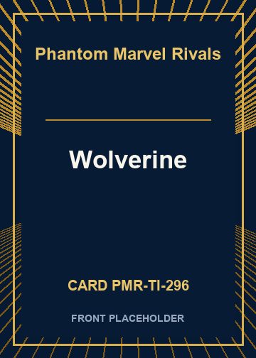 Wolverine front card image