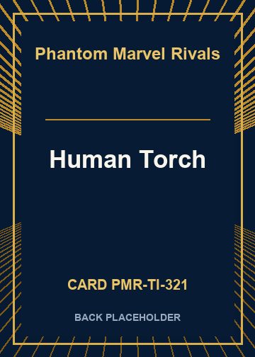 Human Torch back card image