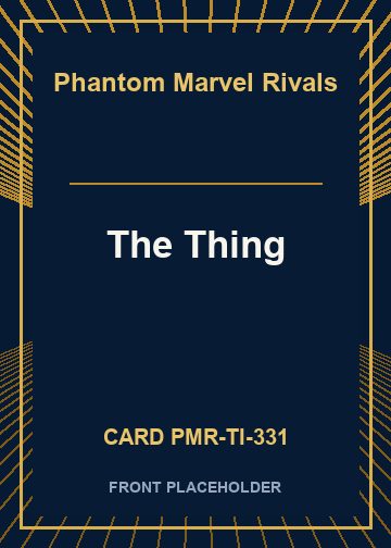 The Thing front card image