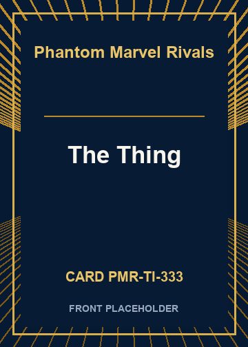 The Thing card thumbnail