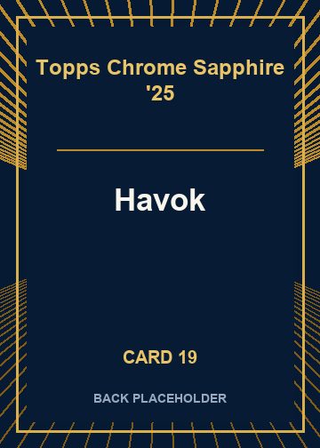 Havok back artwork