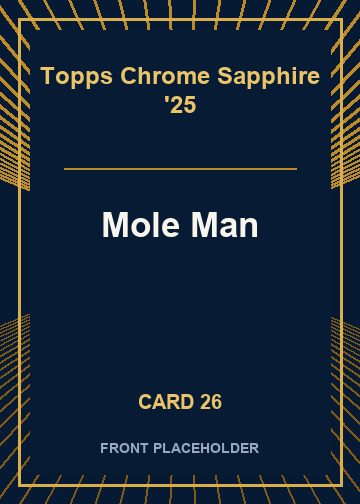 Mole Man front artwork
