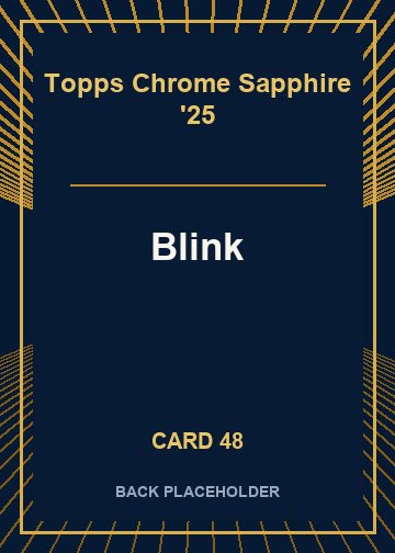 Blink back card image