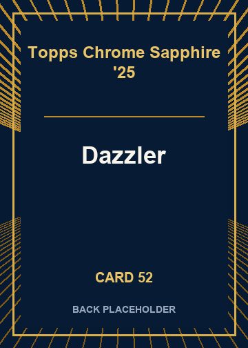 Dazzler back card image