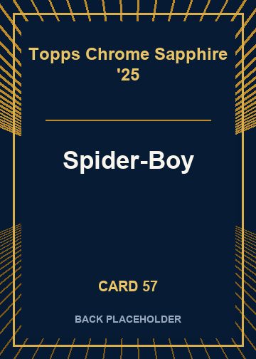 Spider-Boy back card image