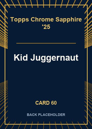 Kid Juggernaut back card image