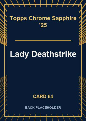 Lady Deathstrike back card image