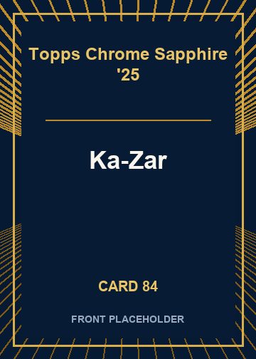 Ka-Zar card thumbnail