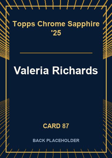 Valeria Richards back card image