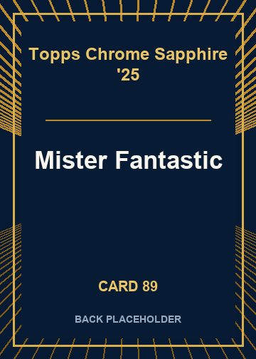 Mister Fantastic back card image