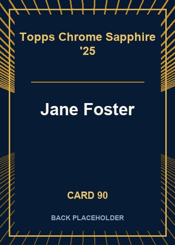 Jane Foster back card image