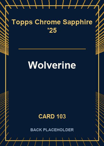 Wolverine back card image