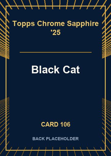 Black Cat back card image