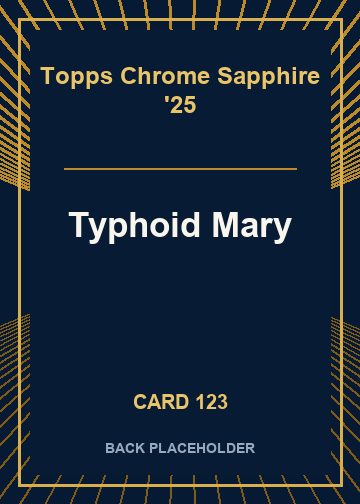 Typhoid Mary back card image
