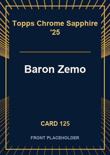 Baron Zemo front card image
