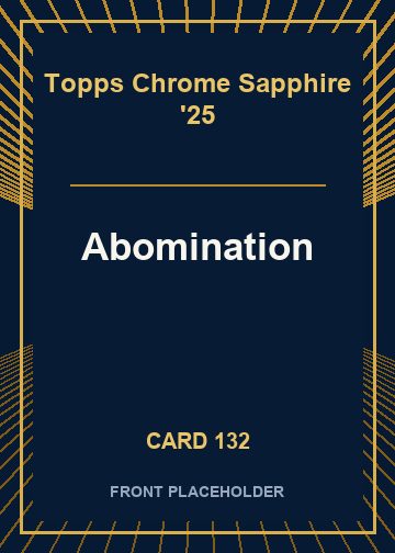 Abomination front card image