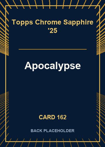 Apocalypse back card image