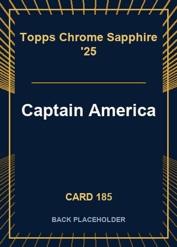 Captain America back card image