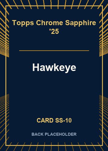Hawkeye back card image
