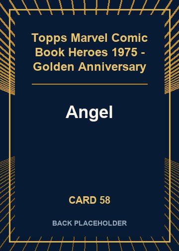 Angel back card image