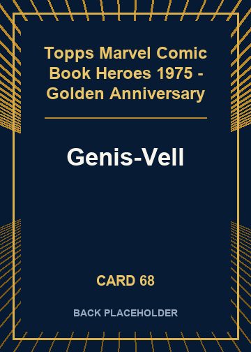 Genis-Vell back card image