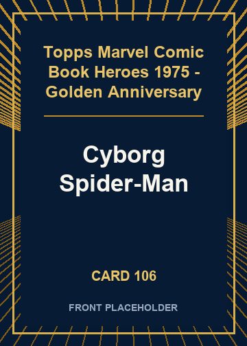 Cyborg Spider-Man card thumbnail