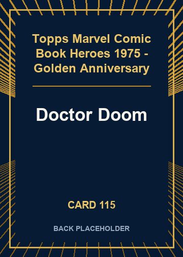Doctor Doom back card image