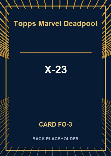 X-23 back card image