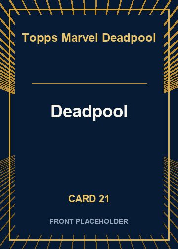 Deadpool front artwork