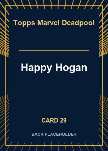 Happy Hogan back artwork