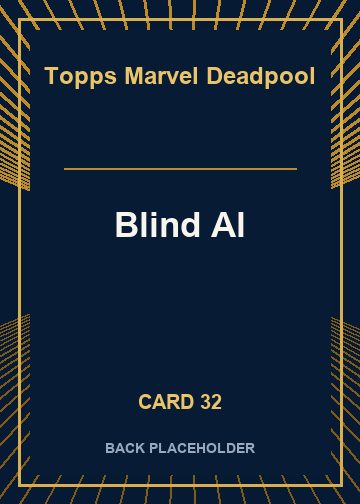 Blind Al back artwork
