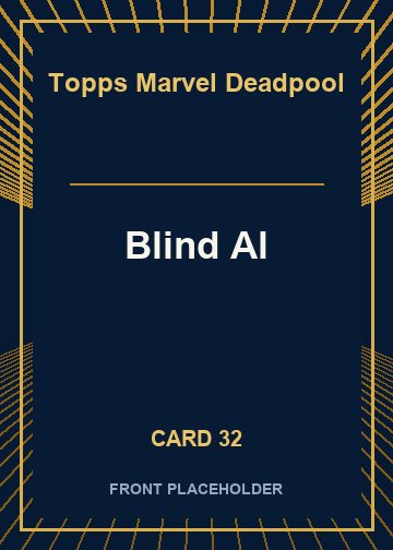 Blind Al front artwork