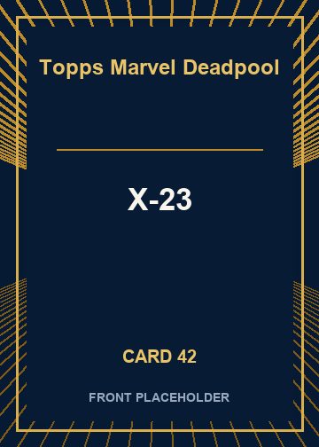 X-23 card thumbnail