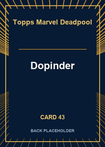 Dopinder back card image